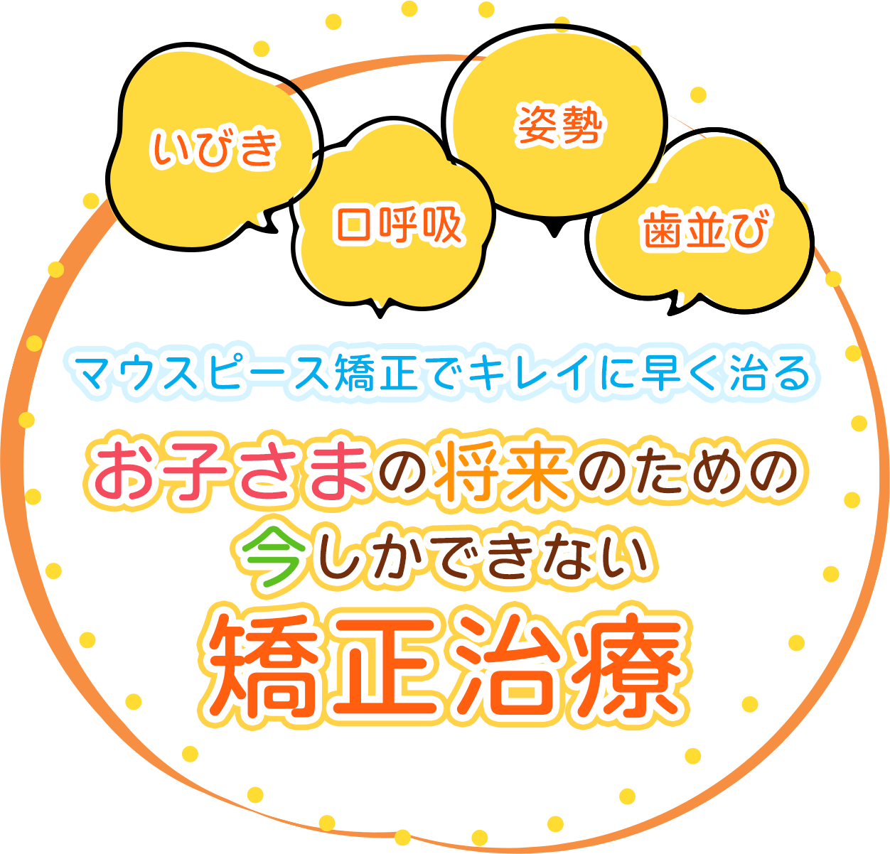 『いびき・口呼吸・姿勢・歯並び』マウスピース矯正でキレイに早く治る お子さまの将来のための今しかできない矯正治療