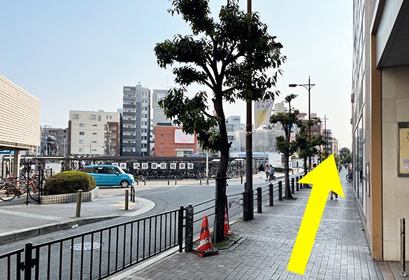 阪急茨木市駅からのルート1