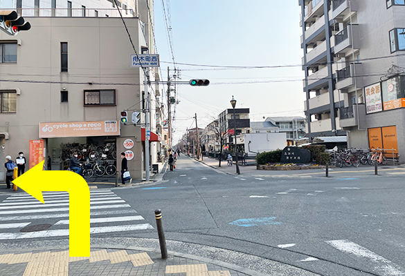 阪急茨木市駅からのルート3